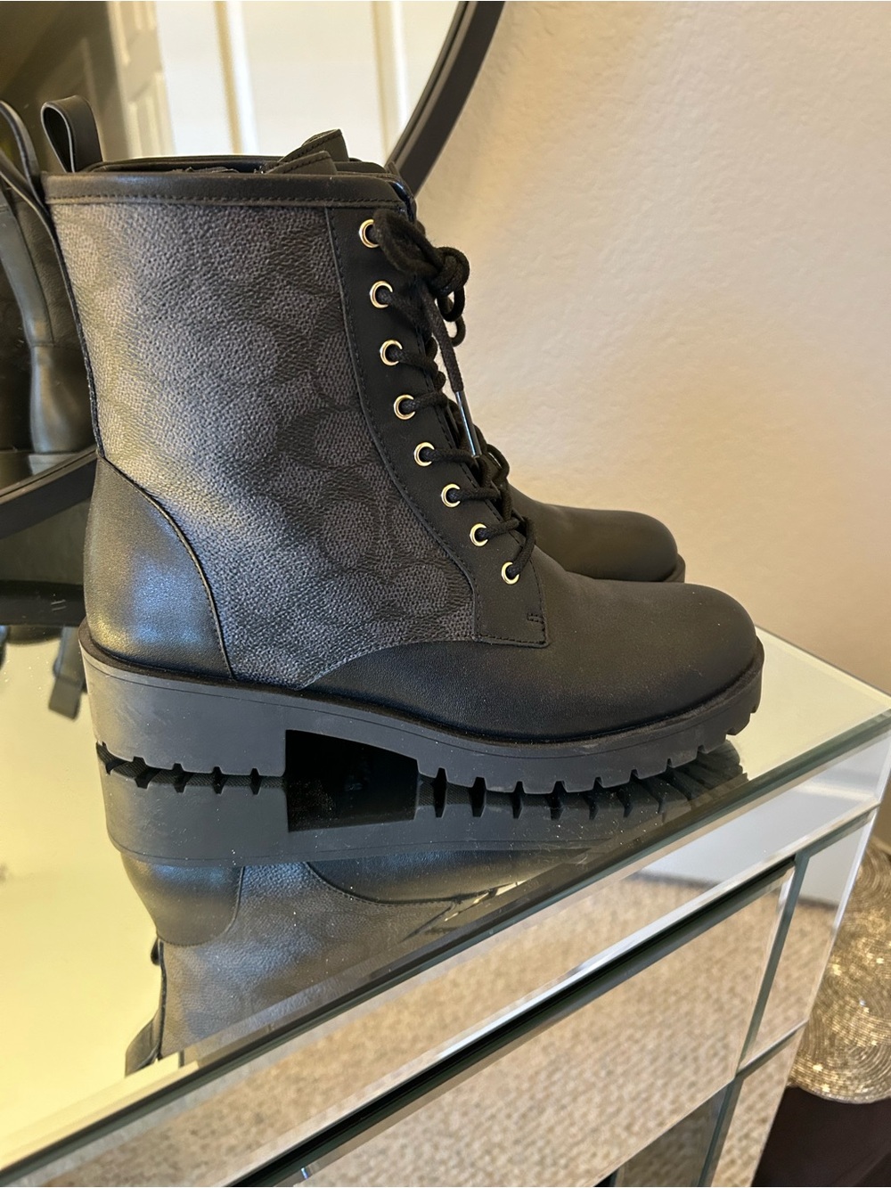 Coach Lyra signature boots